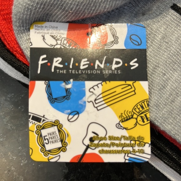 Friends 5 pack ankle socks - Picture 6 of 7